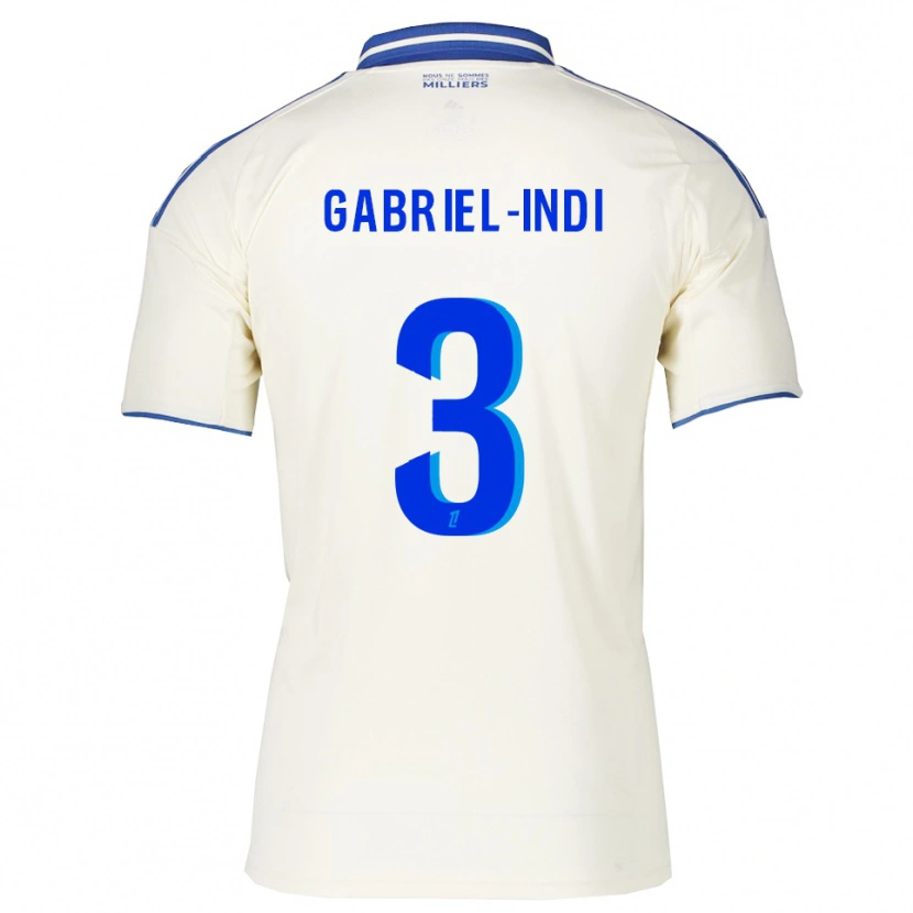 Danxen Hombre Camiseta Amizade Gabriel-Indi #3 Champán Azul 2ª Equipación 2025/26 La Camisa México