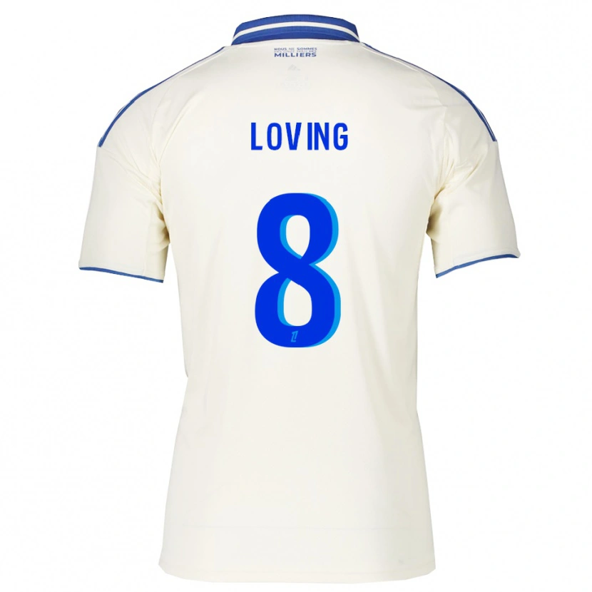 Danxen Hombre Camiseta Emma Loving #8 Champán Azul 2ª Equipación 2025/26 La Camisa México