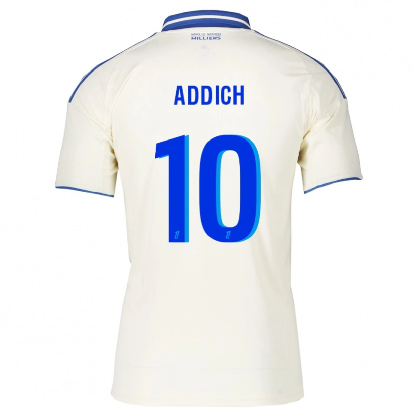 Danxen Hombre Camiseta Yanis Addich #10 Champán Azul 2ª Equipación 2025/26 La Camisa México