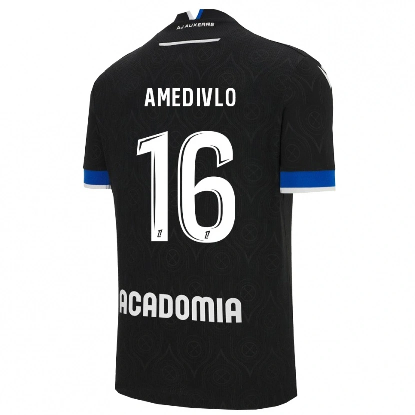 Danxen Hombre Camiseta Rayann Amedivlo #16 Negro Blanco 2ª Equipación 2025/26 La Camisa México