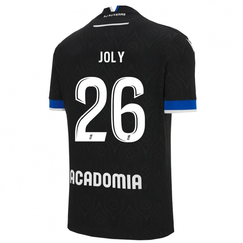 Danxen Hombre Camiseta Paul Joly #26 Negro Blanco 2ª Equipación 2025/26 La Camisa México