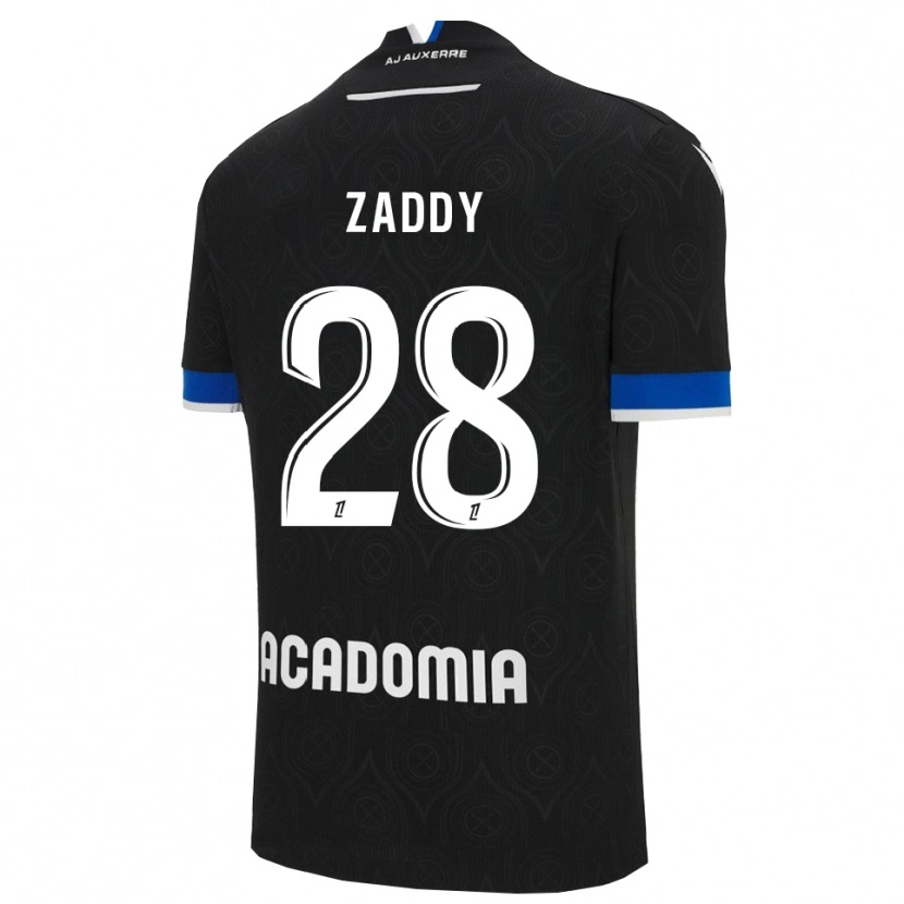Danxen Hombre Camiseta Yvan Zaddy #28 Negro Blanco 2ª Equipación 2025/26 La Camisa México