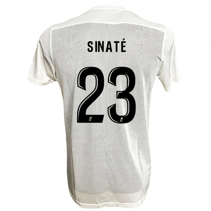 Danxen Hombre Camiseta Dan Sinaté #23 Negro Blanco 2ª Equipación 2025/26 La Camisa México