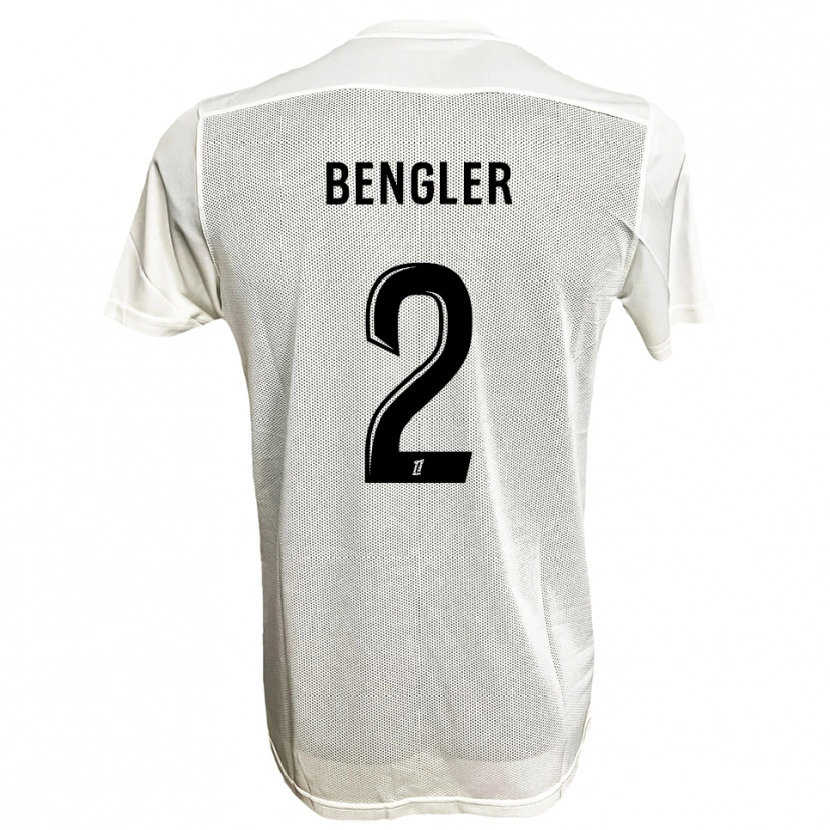 Danxen Hombre Camiseta Randy Bengler #2 Negro Blanco 2ª Equipación 2025/26 La Camisa México