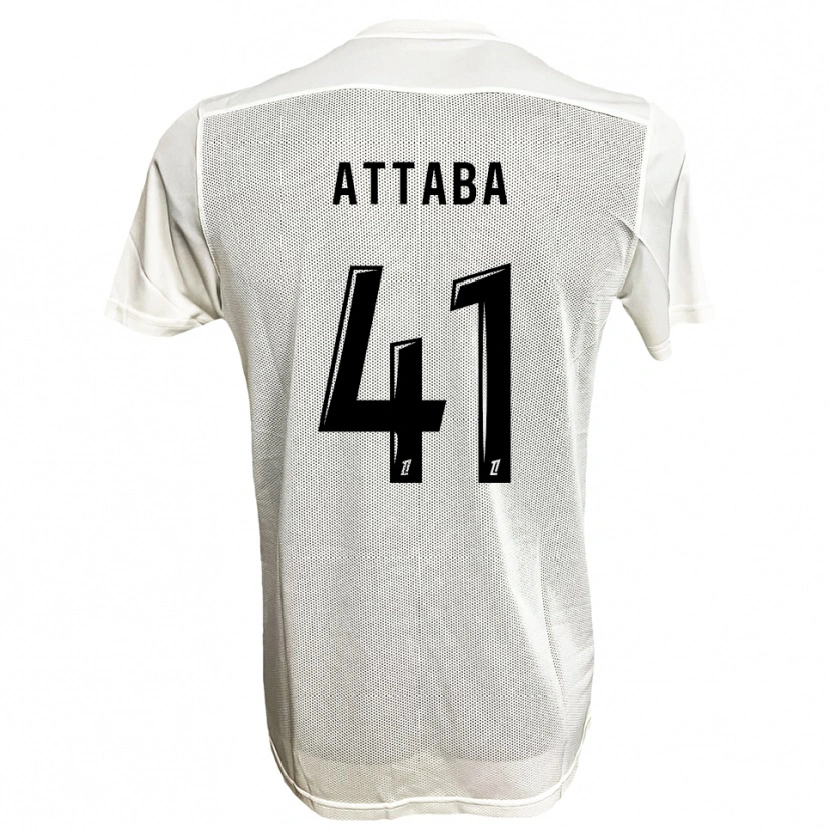 Danxen Hombre Camiseta Sofian Attaba #41 Negro Blanco 2ª Equipación 2025/26 La Camisa México