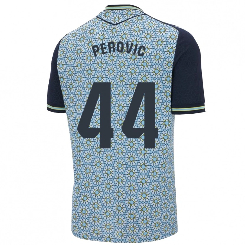 Danxen Hombre Camiseta Marko Perovic #44 Azul Marino 2ª Equipación 2025/26 La Camisa México