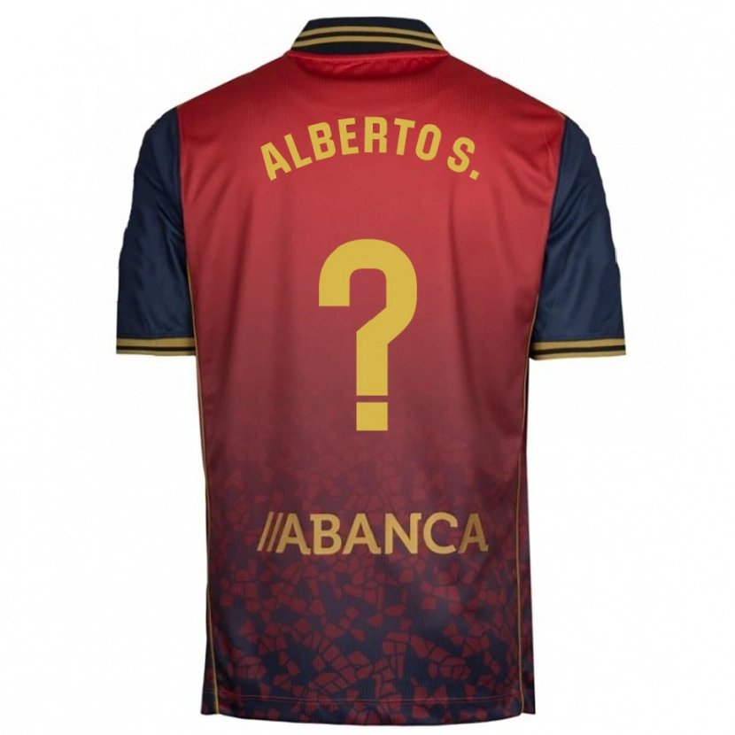 Danxen Hombre Camiseta Alberto Sánchez #0 Rojo Marino 2ª Equipación 2025/26 La Camisa México