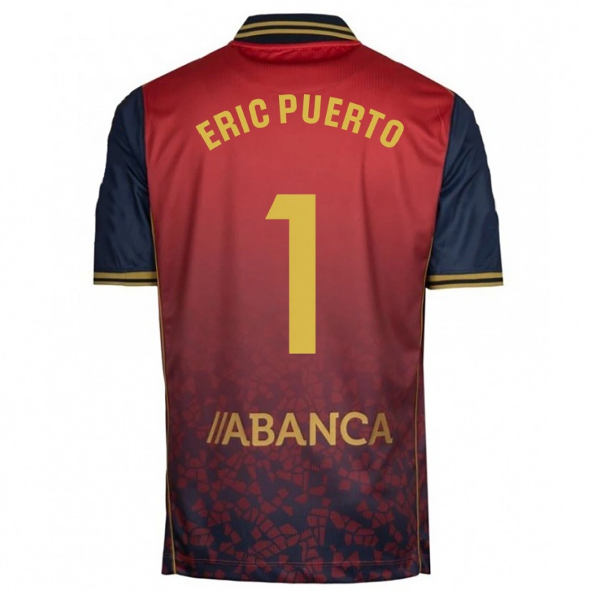 Danxen Hombre Camiseta Eric Puerto #1 Rojo Marino 2ª Equipación 2025/26 La Camisa México