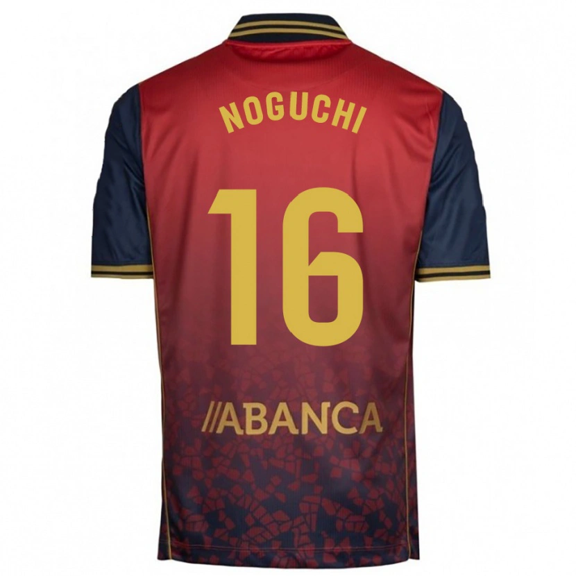 Danxen Hombre Camiseta Ayaka Noguchi #16 Rojo Marino 2ª Equipación 2025/26 La Camisa México