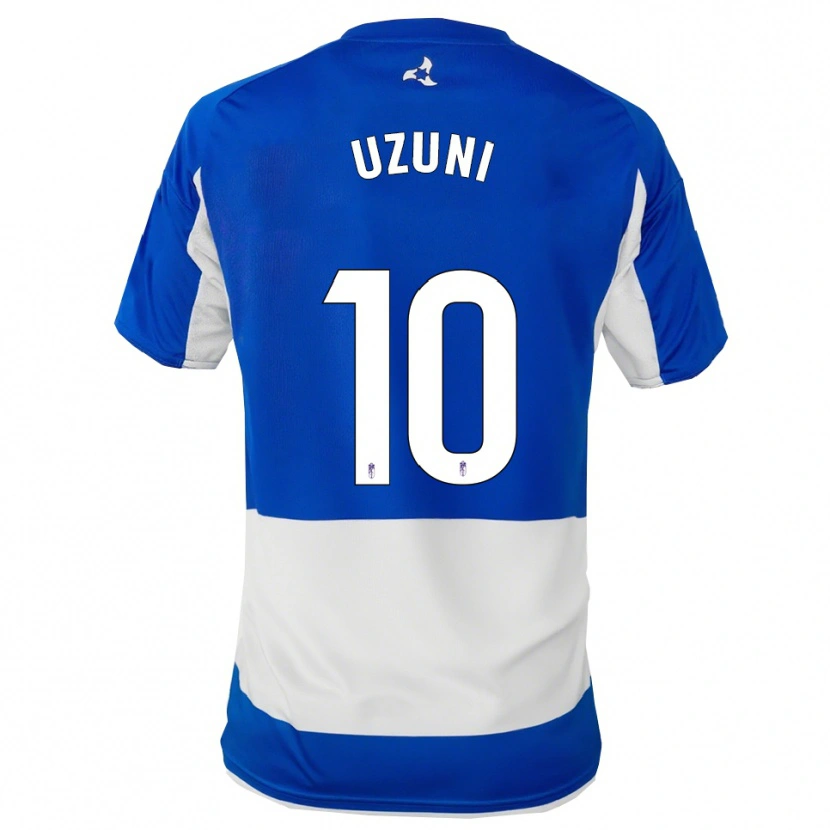 Danxen Hombre Camiseta Myrto Uzuni #10 Azul Blanco 2ª Equipación 2025/26 La Camisa México