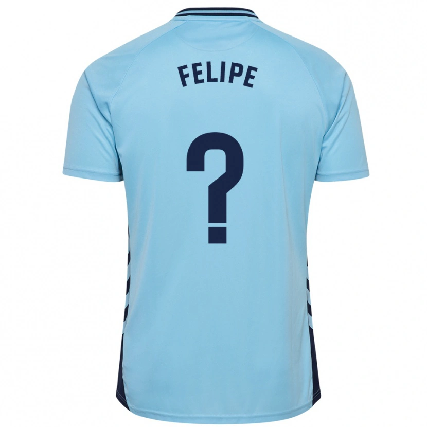 Danxen Hombre Camiseta Amai Felipe #0 Celeste 2ª Equipación 2025/26 La Camisa México