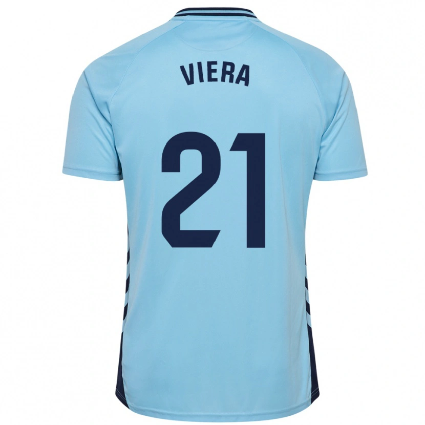 Danxen Hombre Camiseta Jonathan Viera #21 Celeste 2ª Equipación 2025/26 La Camisa México