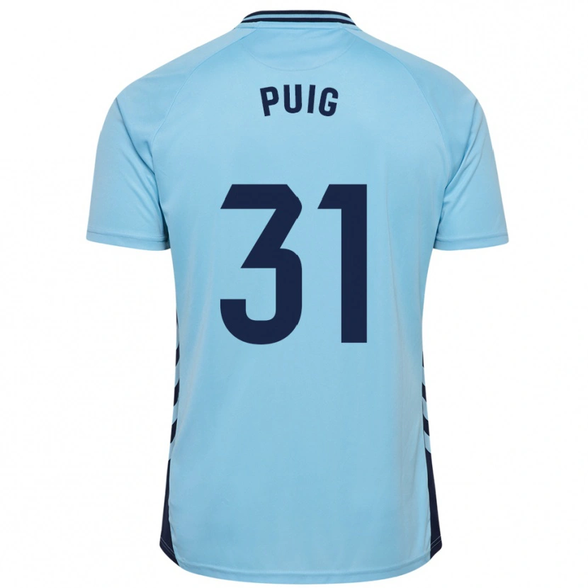 Danxen Hombre Camiseta Victor Puig #31 Celeste 2ª Equipación 2025/26 La Camisa México