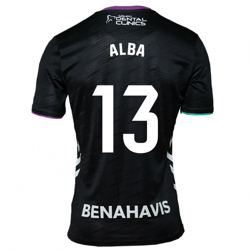 Danxen Hombre Camiseta Alba #13 Negro Morado Verde 2ª Equipación 2025/26 La Camisa México