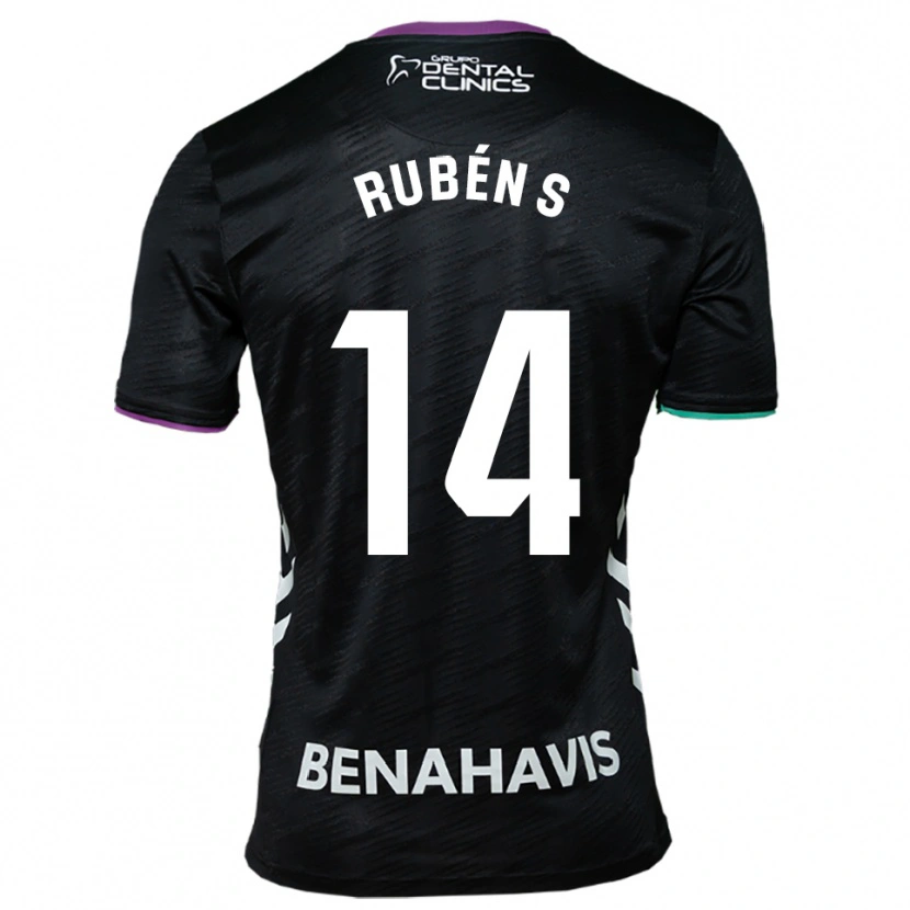 Danxen Hombre Camiseta Rubén Sánchez #14 Negro Morado Verde 2ª Equipación 2025/26 La Camisa México