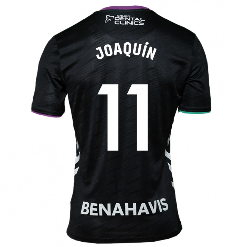 Danxen Hombre Camiseta Joaquín Muñoz #11 Negro Morado Verde 2ª Equipación 2025/26 La Camisa México