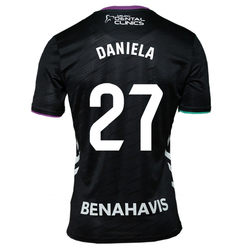 Danxen Hombre Camiseta Daniela Sáenz Parra #27 Negro Morado Verde 2ª Equipación 2025/26 La Camisa México