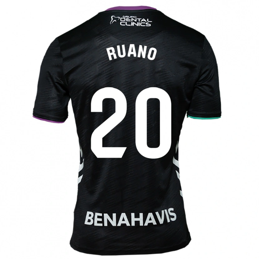 Danxen Hombre Camiseta Celia Ruano #20 Negro Morado Verde 2ª Equipación 2025/26 La Camisa México