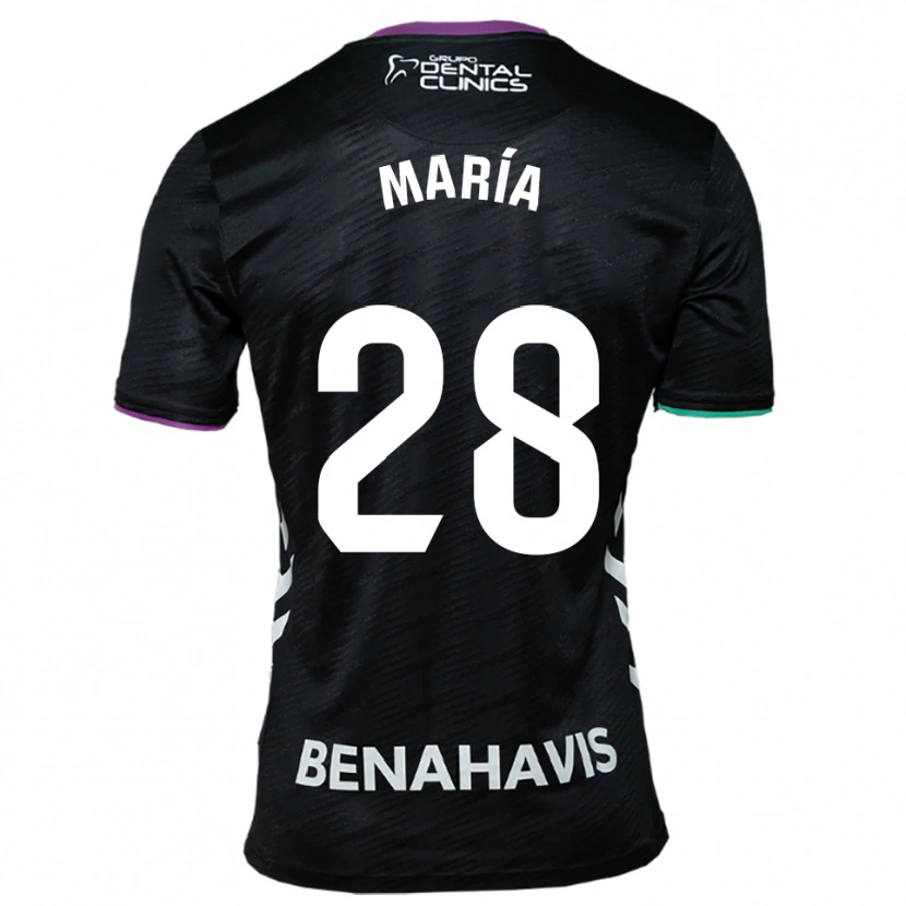 Danxen Hombre Camiseta María Albacete Pato #28 Negro Morado Verde 2ª Equipación 2025/26 La Camisa México