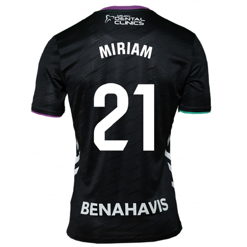 Danxen Hombre Camiseta Miriam #21 Negro Morado Verde 2ª Equipación 2025/26 La Camisa México