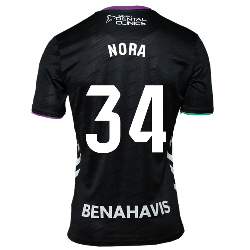 Danxen Hombre Camiseta Nora #34 Negro Morado Verde 2ª Equipación 2025/26 La Camisa México