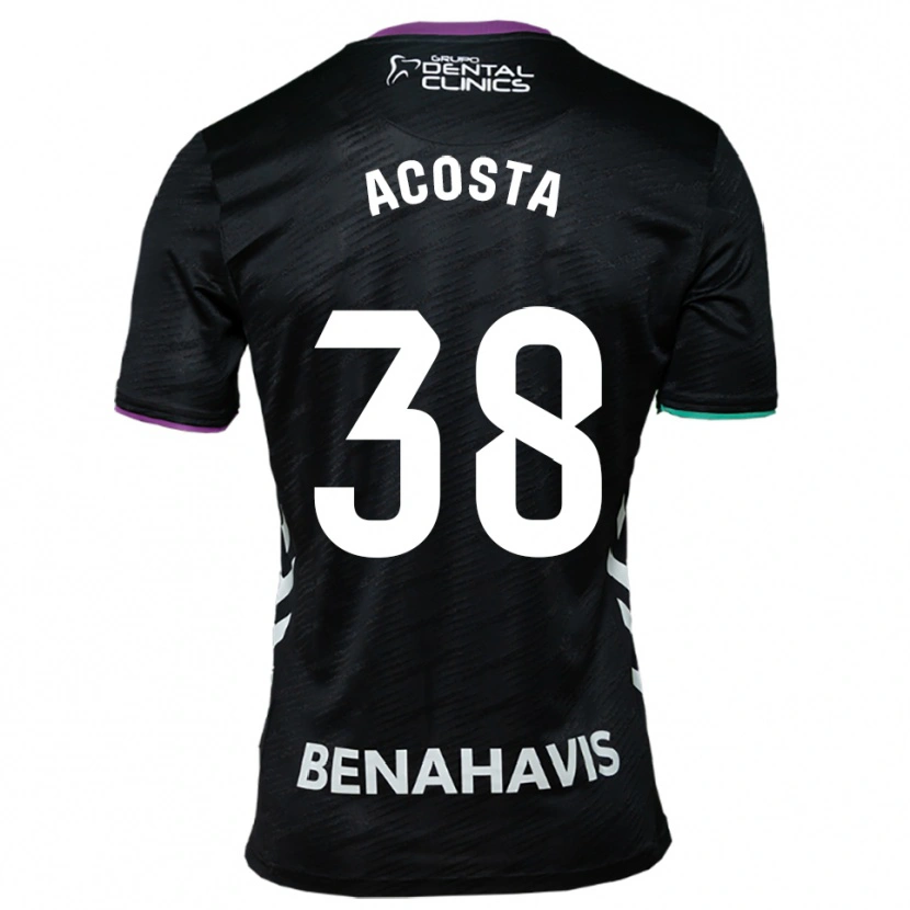 Danxen Hombre Camiseta Judith Acosta #38 Negro Morado Verde 2ª Equipación 2025/26 La Camisa México