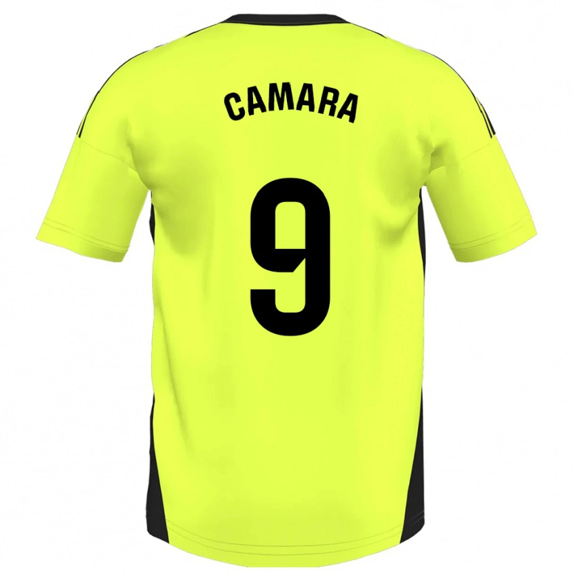 Danxen Hombre Camiseta Aaron Cámara #9 Amarillo Fluorescente 2ª Equipación 2025/26 La Camisa México