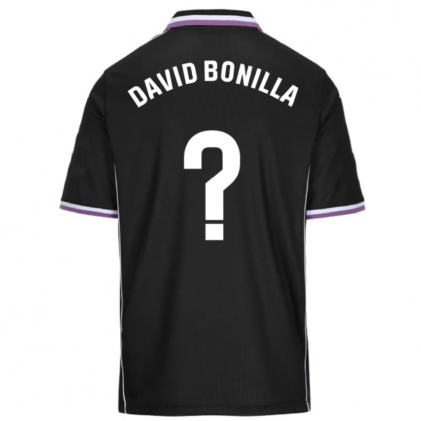 Danxen Hombre Camiseta Juan David Bonilla #0 Morado Negro 2ª Equipación 2025/26 La Camisa México