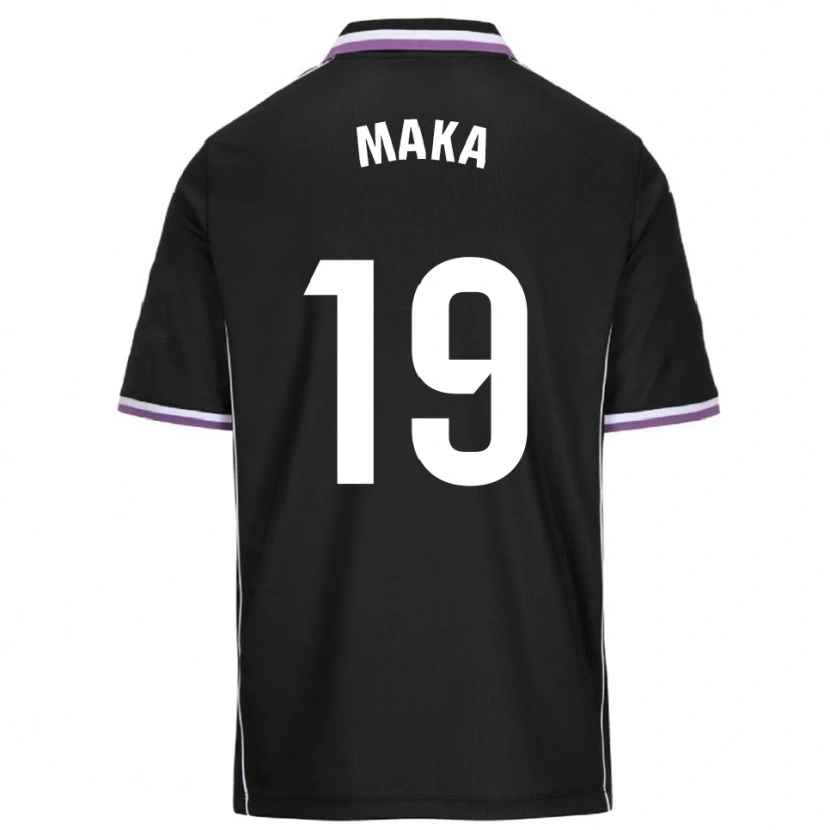 Danxen Hombre Camiseta Sheila Prada Rodríguez #19 Morado Negro 2ª Equipación 2025/26 La Camisa México