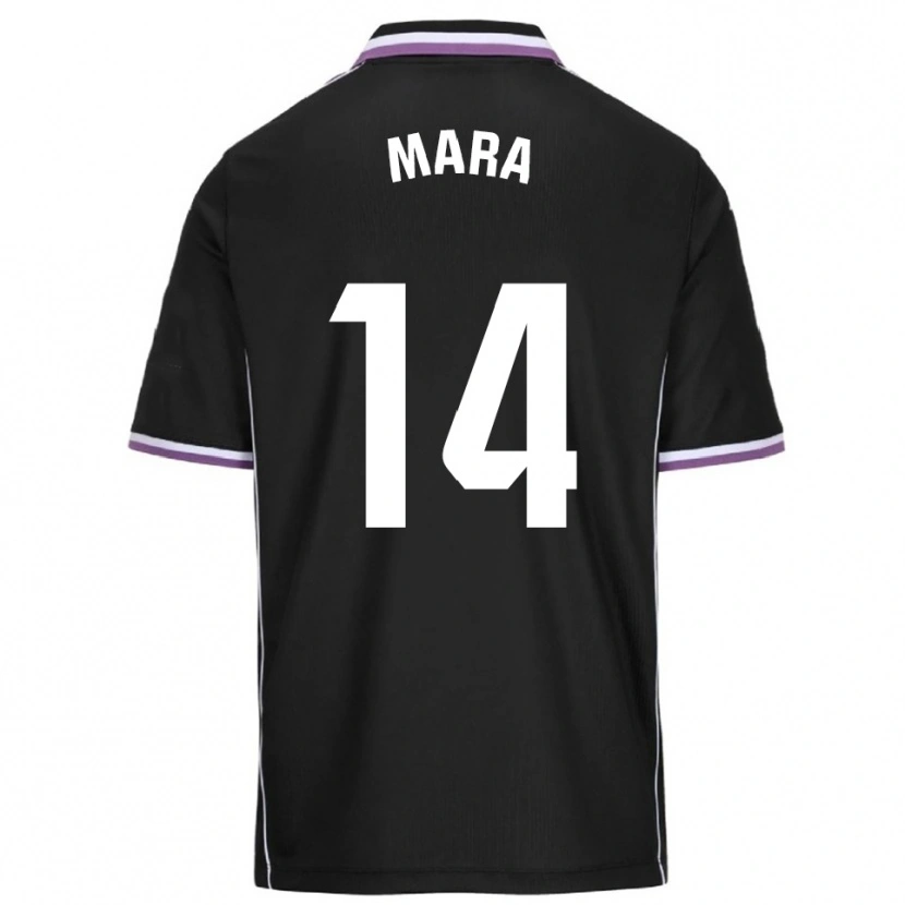 Danxen Hombre Camiseta Mara Martínez Fuertes #14 Morado Negro 2ª Equipación 2025/26 La Camisa México