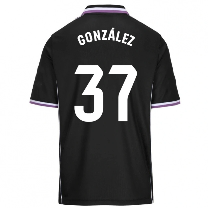 Danxen Hombre Camiseta Raúl González #37 Morado Negro 2ª Equipación 2025/26 La Camisa México