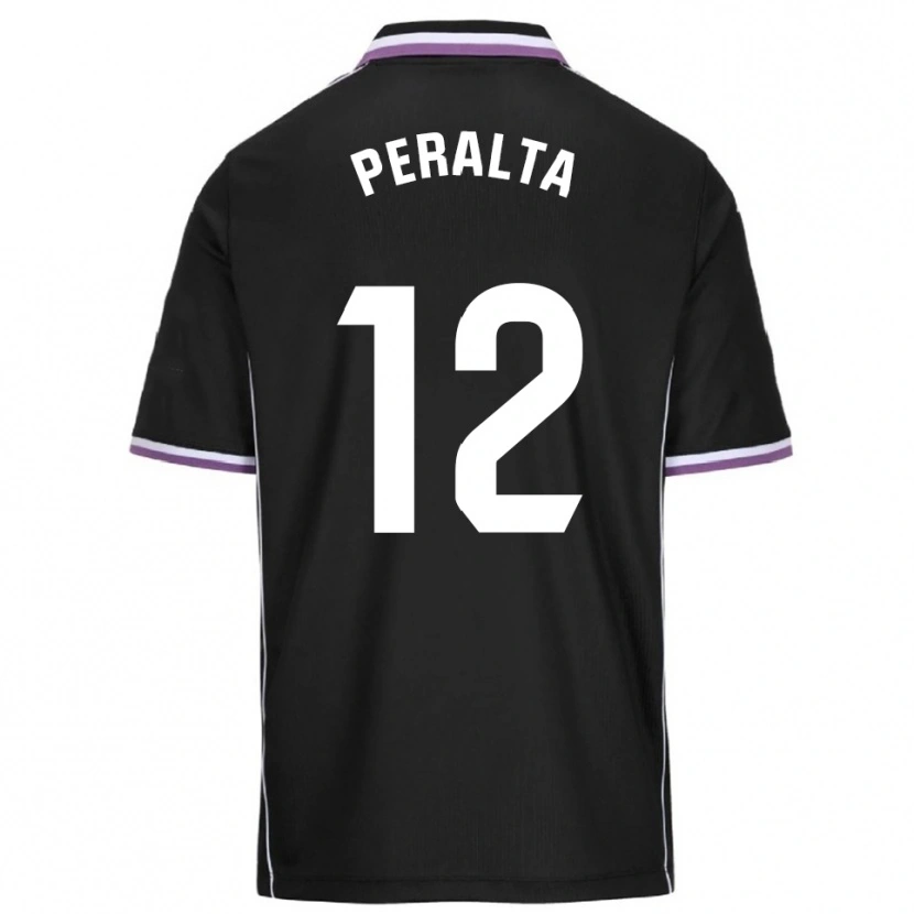 Danxen Hombre Camiseta Fernando Peralta #12 Morado Negro 2ª Equipación 2025/26 La Camisa México