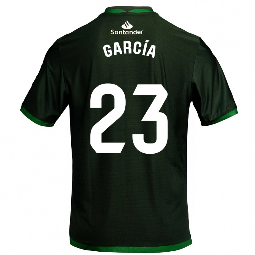 Danxen Hombre Camiseta Mario García #23 Verde Oscuro 2ª Equipación 2025/26 La Camisa México