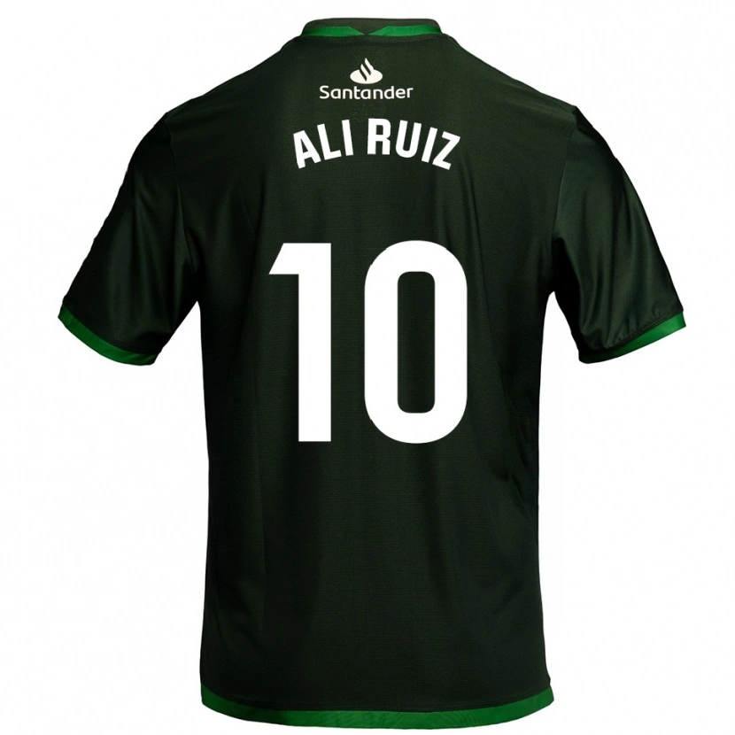 Danxen Hombre Camiseta Alicia Ruiz Pascua #10 Verde Oscuro 2ª Equipación 2025/26 La Camisa México