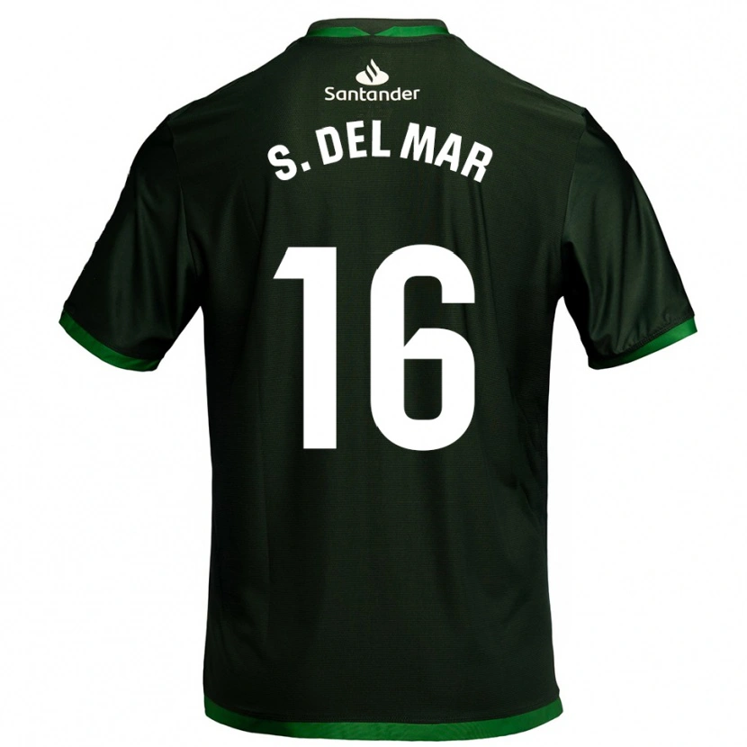 Danxen Hombre Camiseta Sonia Del Mar Perlaza Urquijo #16 Verde Oscuro 2ª Equipación 2025/26 La Camisa México