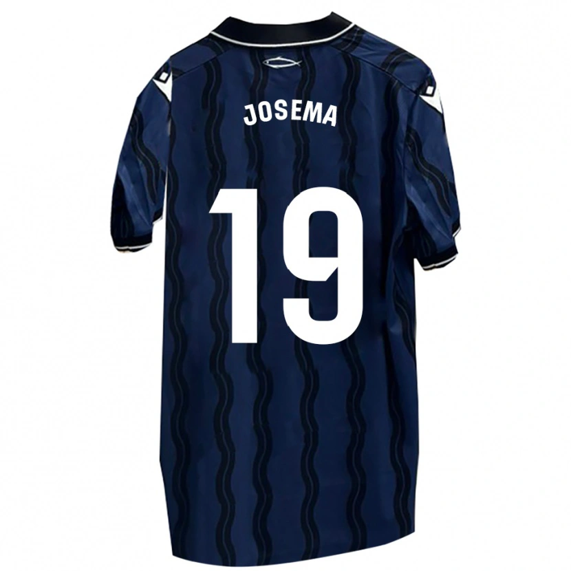 Danxen Hombre Camiseta Josema #19 Azul Oscuro Negro 2ª Equipación 2025/26 La Camisa México