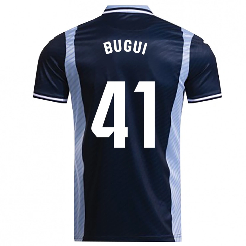 Danxen Hombre Camiseta Bugui #41 Azul Marino Celeste 2ª Equipación 2025/26 La Camisa México
