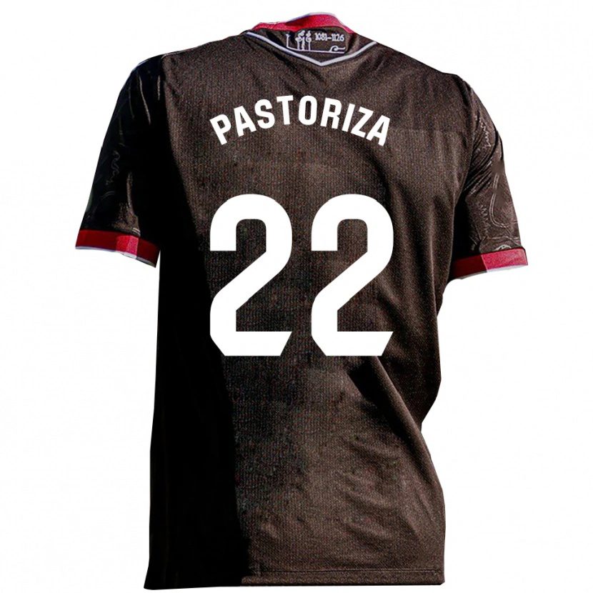 Danxen Hombre Camiseta Agustín Pastoriza #22 Negro Rojo 2ª Equipación 2025/26 La Camisa México