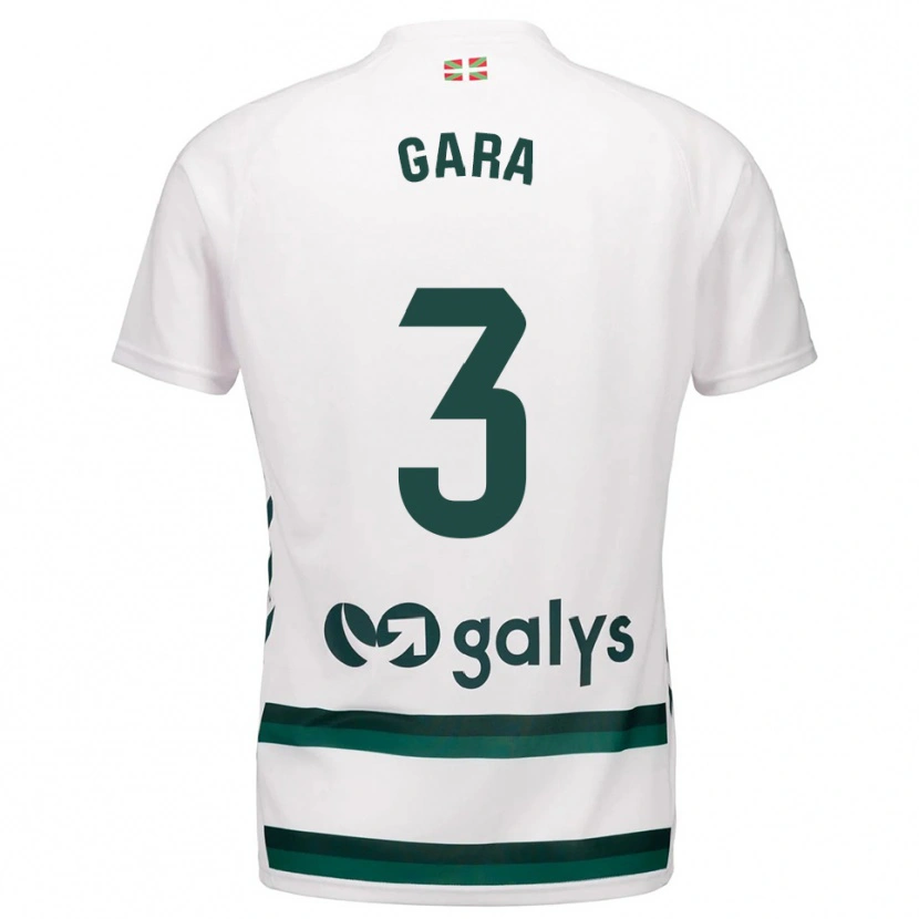 Danxen Hombre Camiseta Garazi Facila Giralte #3 Blanco Verde 2ª Equipación 2025/26 La Camisa México