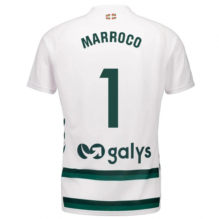 Danxen Hombre Camiseta Marc Marroco #1 Blanco Verde 2ª Equipación 2025/26 La Camisa México