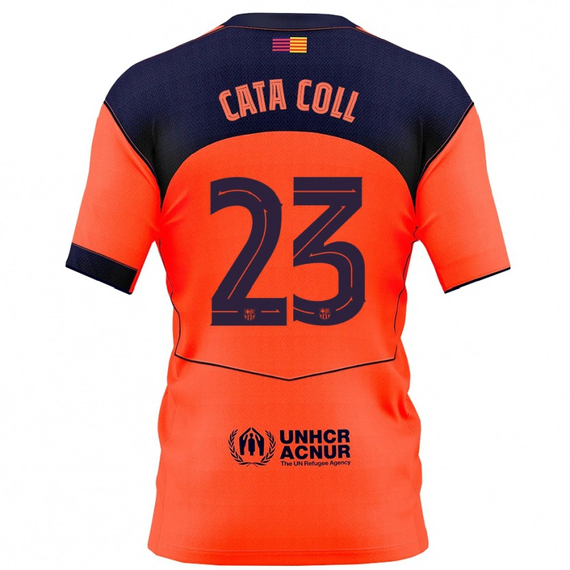Danxen Hombre Camiseta Cata Coll #23 Naranja Marino Equipación Tercera 2025/26 La Camisa México