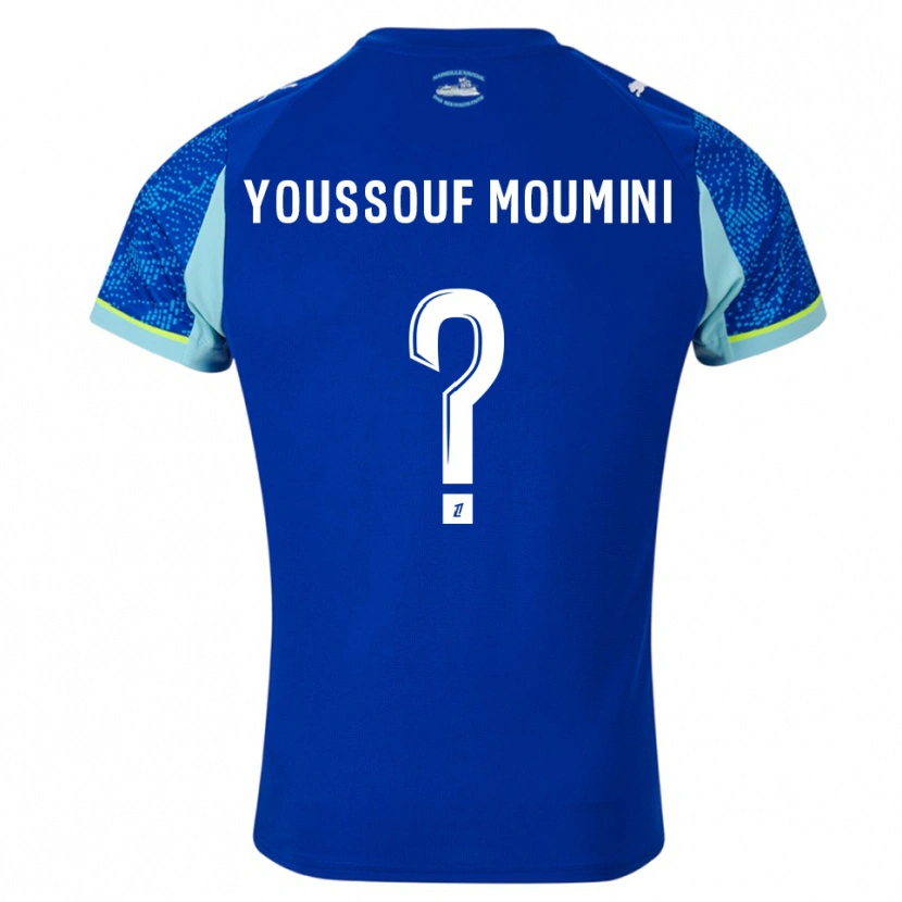 Danxen Hombre Camiseta Yakine Youssouf Moumini #0 Celeste Blanco Equipación Tercera 2025/26 La Camisa México