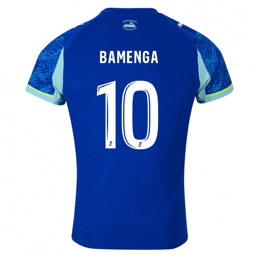 Danxen Hombre Camiseta Naomie Bamenga #10 Celeste Blanco Equipación Tercera 2025/26 La Camisa México