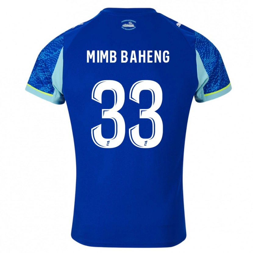 Danxen Hombre Camiseta Rony Mimb Baheng #33 Celeste Blanco Equipación Tercera 2025/26 La Camisa México