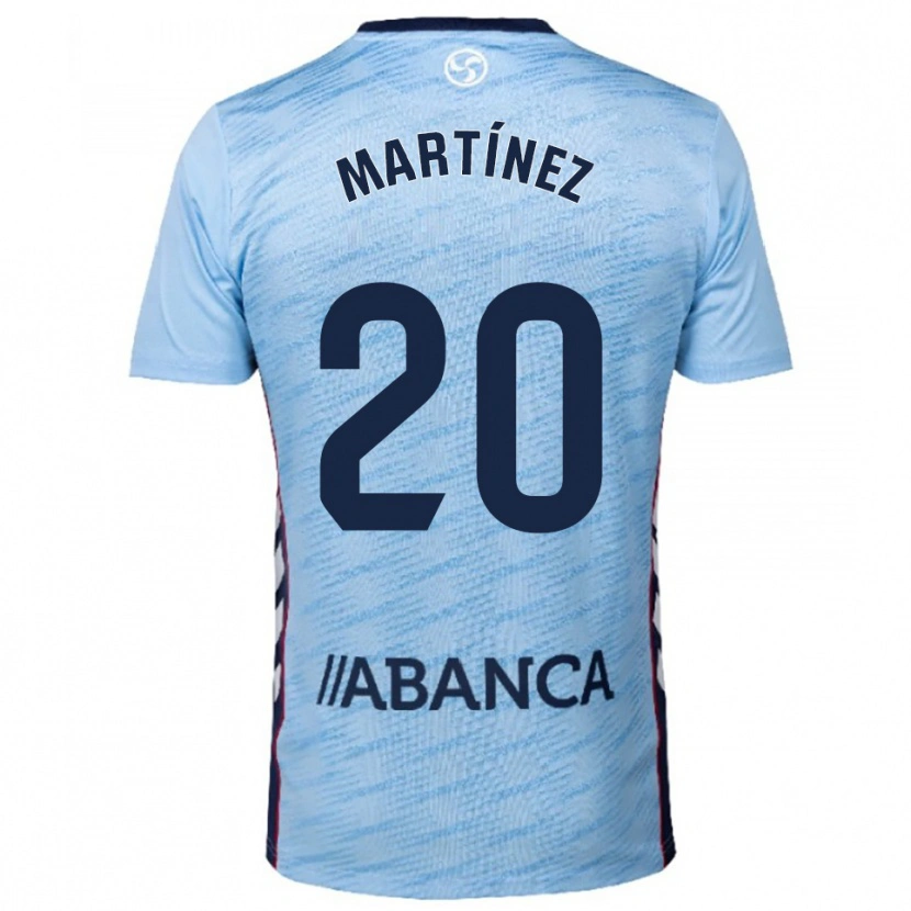 Danxen Mujer Camiseta Lara Martínez #20 Celeste Rojo 1ª Equipación 2025/26 La Camisa México