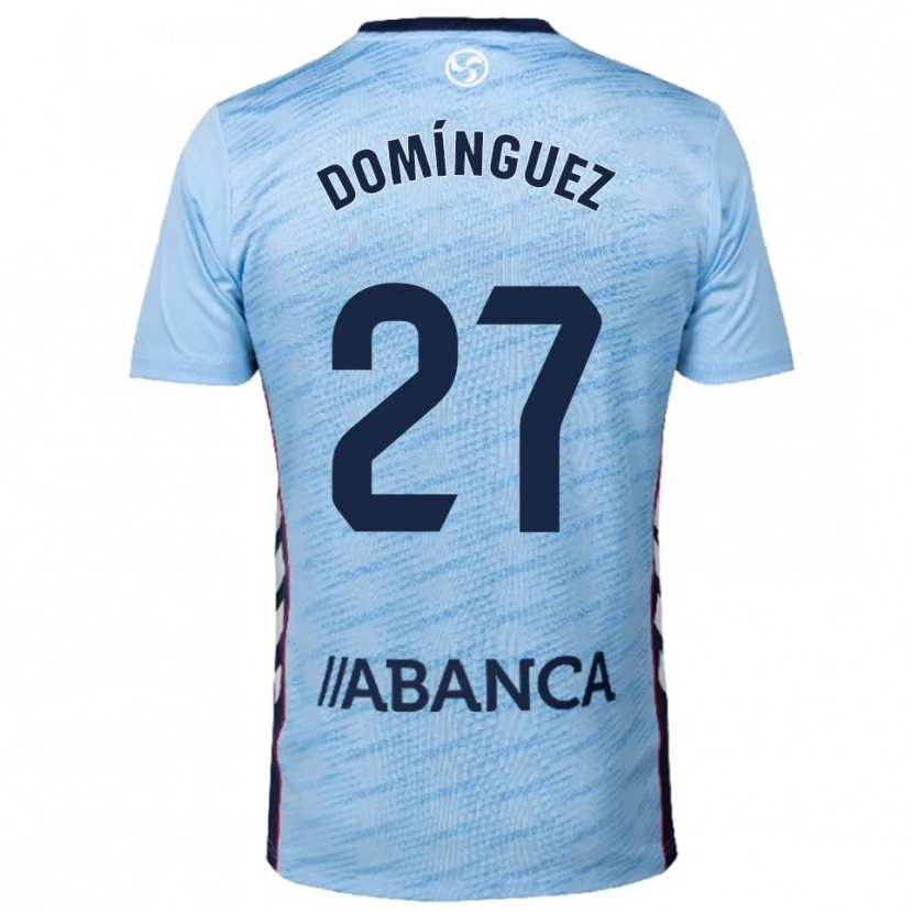 Danxen Mujer Camiseta Emma Domínguez #27 Celeste Rojo 1ª Equipación 2025/26 La Camisa México