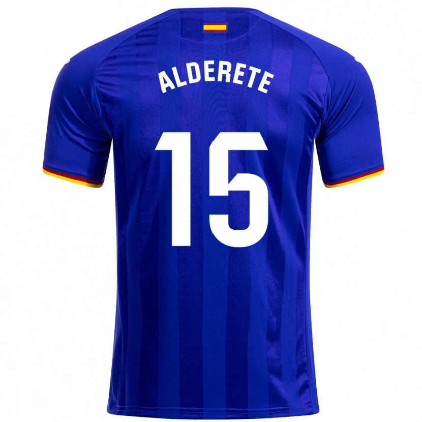 Danxen Mujer Camiseta Omar Alderete #15 Azul Rojo Amarillo 1ª Equipación 2025/26 La Camisa México