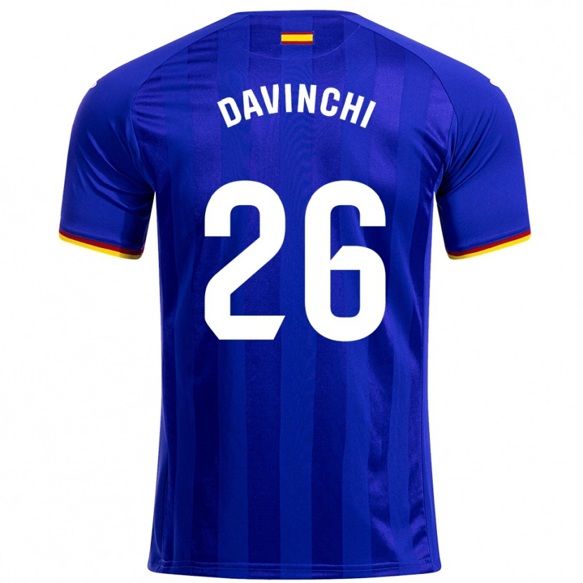Danxen Mujer Camiseta Davinchi #26 Azul Rojo Amarillo 1ª Equipación 2025/26 La Camisa México
