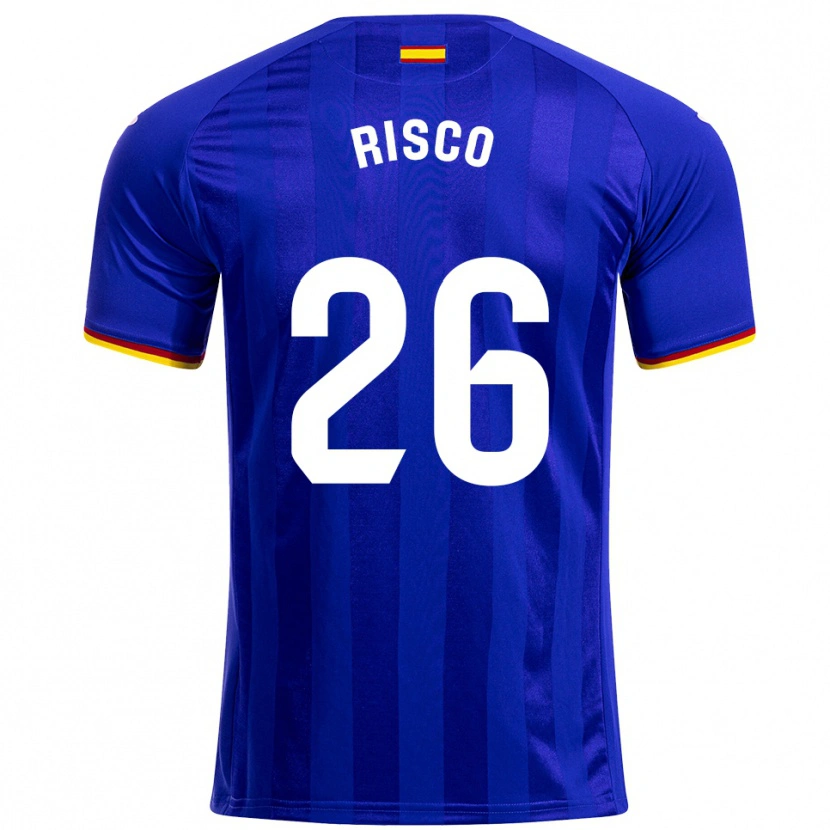 Danxen Mujer Camiseta Alberto Risco #26 Azul Rojo Amarillo 1ª Equipación 2025/26 La Camisa México