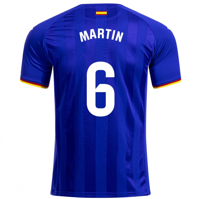 Danxen Mujer Camiseta Mario Martín #6 Azul Rojo Amarillo 1ª Equipación 2025/26 La Camisa México